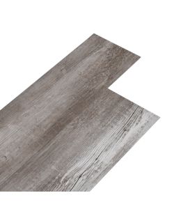Listoni Pavimento in PVC 5,02 mq 2 mm Autoadesivi Legno Marrone