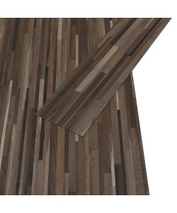 Listoni Pavimento PVC 5,02 mq 2mm Autoadesivi Marrone a Strisce