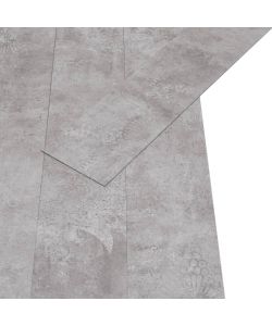 Listoni Pavimenti Non Autoadesivi PVC 5,26mq 2mm Grigio Terra
