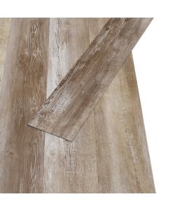 Listoni Pavimenti Non Autoadesivi PVC 5,26mq 2mm Legno Slavato