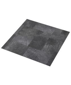 Listoni Pavimento PVC Autoadesivi 5,11 mq Venature Legno Grigio