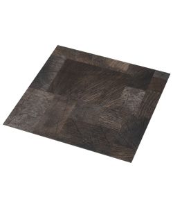 Listoni Pavimento PVC Autoadesivi 5,11mq Venature Legno Marrone
