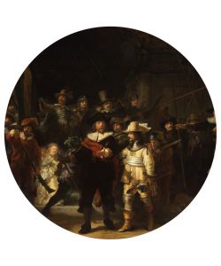 WallArt Cerchio Carta da Parati The Night Watch 190 cm