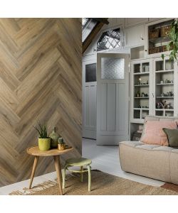 WallArt Pannelli Effetto Legno Rovere Naturale Marrone Latte
