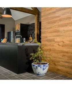 WallArt Pannelli Effetto Legno Rovere di Recupero Marrone Ruggine