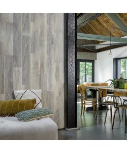 WallArt Pannelli Effetto Legno Rovere Stagionato Bianco Slavato