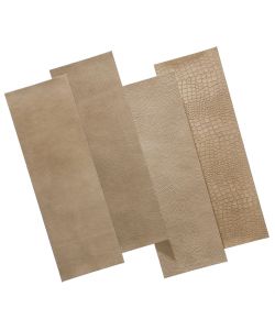 WallArt Piastrelle in Pelle Nathan Vintage Marroni 16 pz