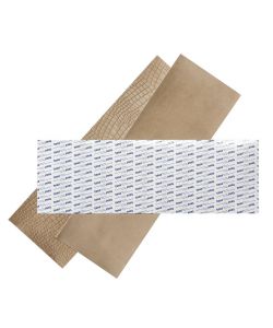 WallArt Piastrelle in Pelle Nathan Vintage Marroni 16 pz