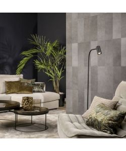WallArt Piastrelle in Pelle Lyttelton Grigio Bluastro 16 pz