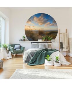 WallArt Carta da Parati Circolare Beachlife 190 cm