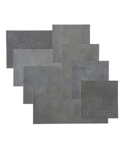 WallArt Piastrelle in Pelle Jordan Grigio Bluastro 32 pz