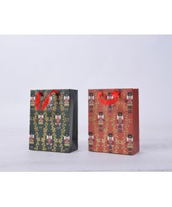 Busta regalo decorazione schiaccianoci cm 12x30x42