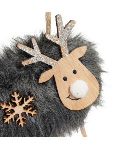 Kaemingk Decorazione Natalizia Renna - Assortiti - 15 cm