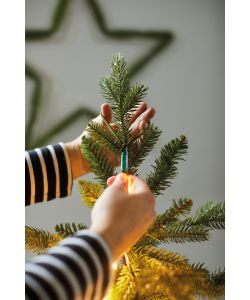 408 micro led bianco calda cavo luci 1,8 m