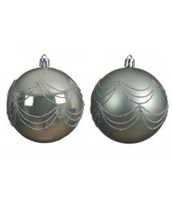 Sfera con decorazione silver