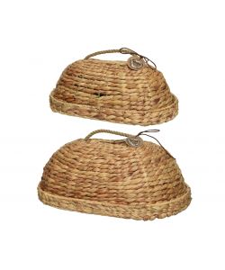 Coperchio alimenti 30x46x18 cm naturale