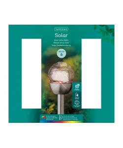 Set paletti solare inox multicolor