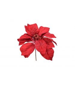 Clip stella di natale 25 cm colori rosa