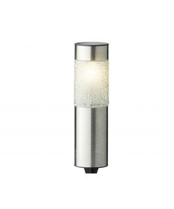 Kaemingk Lampada Solare LED Mosaico Luce Calda 22 cm Giardino Acciaio
