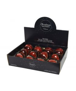 Kaemingk Decorazioni Natalizie - Rosso - Set 3 Forme