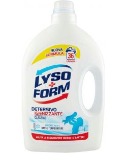 Lysoform Detersivo Lavatrice Igienizzante Classico 1,62L - 36 Lavaggi