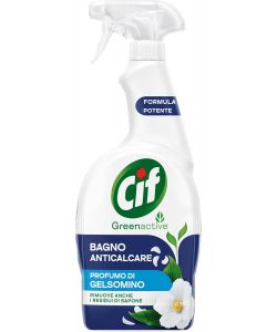 Cif Spray Detergente Bagno Anticalcare 650 ml Gelsomino Formula Naturale