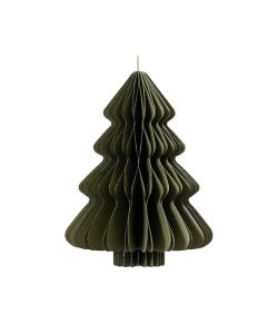 Decoris Albero di Natale Figura in Carta - Verde - 11,25x15 cm