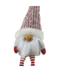 Decoro Gnomo di Natale - h 45 cm