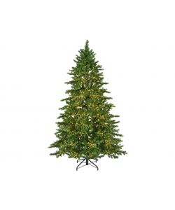 Kaemingk Albero di Natale Preilluminato Verde 210 cm con 4000 LED