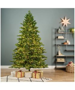 Kaemingk Albero di Natale Preilluminato Verde 210 cm con 4000 LED