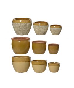 Vaso Luna beige grande