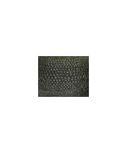 Vaso Collin per Piante Cilindrico Nero 48x50 cm in Terracotta Smaltata