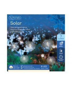 Ghirlanda solare con 8 luci led
