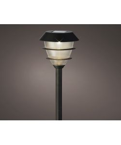 KAEMINGK Faretto Solare Giardino Picchetto Nero H41 cm Luce Calda