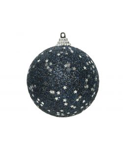 Sfera Stelle e Glitter Blu