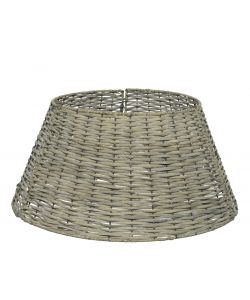 Cesto Porta Albero 70x28 cm Grigio - Salice Intrecciato Effetto Rattan