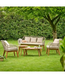 Salotto da giardino Siviglia in acacia