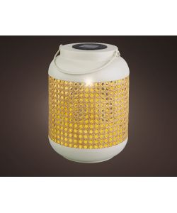 Lanterna solare 20x h27 cm colore naturale