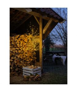 Lumineo LED Albero Nero - Eleganza per le Feste - 60x150 cm
