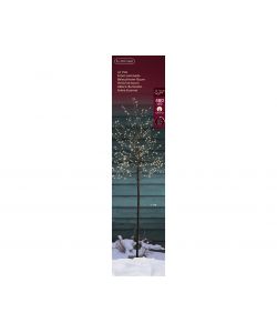 Lumineo LED Albero Nero - Eleganza per le Feste - 60x150 cm
