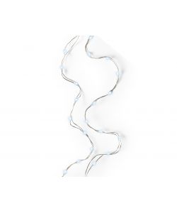 Lumineo Ghirlanda Luminosa LED Freddo Argento Elegante - 295 cm