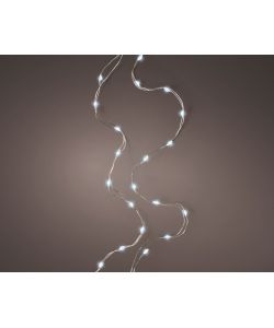 Lumineo Ghirlanda Luminosa LED Freddo Argento Elegante - 295 cm