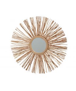Specchio Diam.60 Cm Colori Naturali