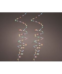 Lumineo Filo Luci 100 Micro-LED a Batteria Multicolor Interni - 1,95 m