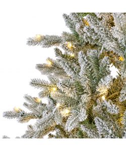 Everlands Albero di Natale Allison Innevato 180 cm - con Luci LED