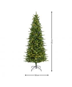 Everlands Albero di Natale Killigton Verde Preilluminato LED - 210 cm