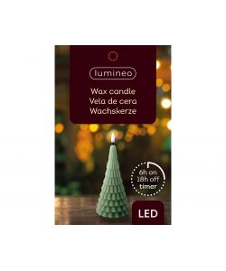 Candela led albero di Natale verde