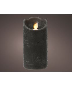 Lumineo Candela Natalizia LED Verde - 7,5x15 cm