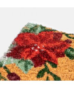 Zerbino Natalizio in Fibra Naturale - Decorazione Ingresso - 40x60 cm