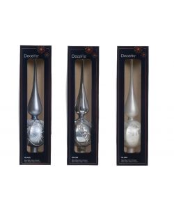 Puntale blu e argento 8x31